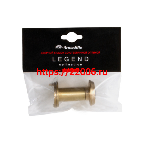 Глазок Armadillo (Армадилло) дверной противопожарный, оптика стекло DV-PRO 1/60-35/BR/HD (DVG1/HD) SG мат. золото фото 2