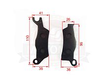 Колодки тормозные дисковые ATV BRP G2 правые FA617