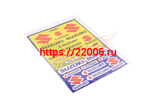 Наклейки: SUZUKI, RM, RM-Z (30x45)