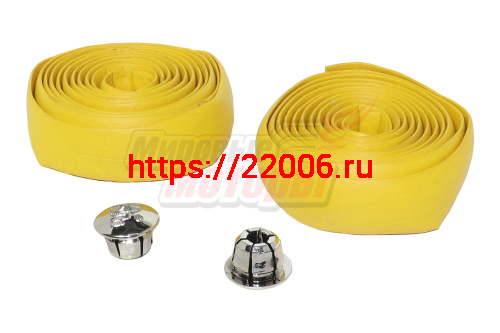 Лента (обмотка на руль) ЖЕЛТАЯ (компл: 2шт по 2м) Лента (обмотка на руль) ЖЕЛТАЯ (компл: 2шт по 2м)