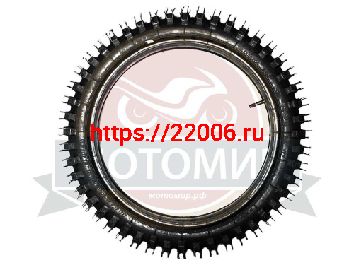 Покрышка  ПетроШина 18" Л-231, 3.25-18 (90/100-18) с камерой, кроссовая, Минск фото 2