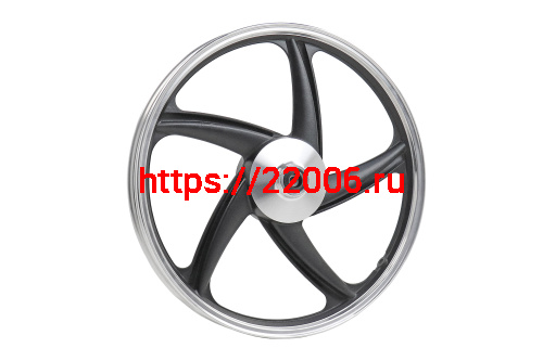 Обод Delta, Zodiak,Alpha,ОВ-70 1,40-17 литой передний 17" ТИП2(ЧЕРНЫЙ) подшипник 6300-RS(под ось d10) фото 2