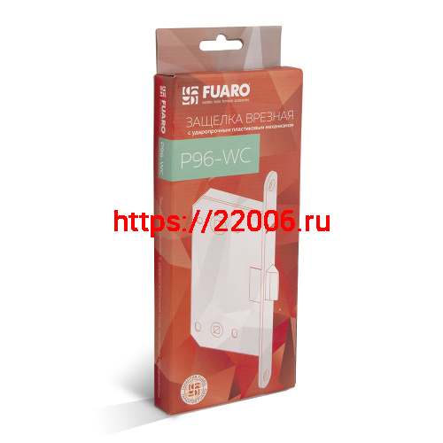 Защелка Fuaro (Фуаро) PLASTP96WC-50 (P96WC-50) SSC сатинированный хром фото 2