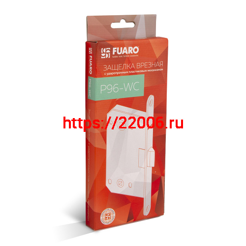 Защелка Fuaro (Фуаро) PLASTP96WC-50 (P96WC-50) BL черный фото 2