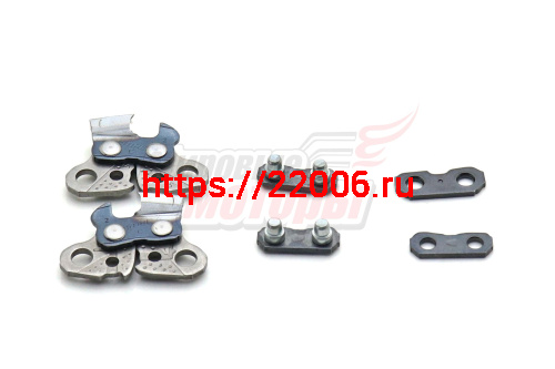 Ремкомплект цепи 0,325-1,5 RS (2реж.зуба+2соед.звена+2планки) Ремкомплект цепи 0,325-1,5 RS (2реж.зуба+2соед.звена+2планки)