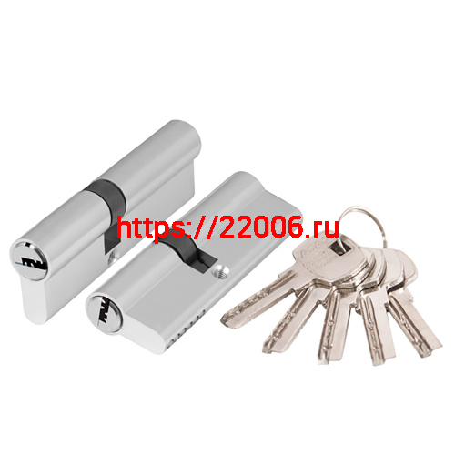 Цилиндровый Ajax (Аякс) механизм (AX200/80) AX2000Key80 (35+10+35) CP хром
