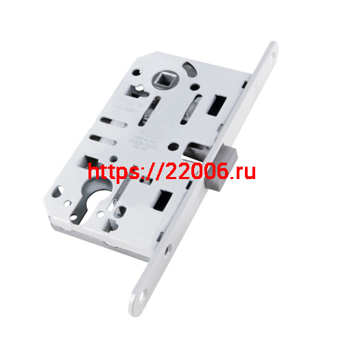 Корпус AGB (АГБ) врезного замка магнитный под цилиндр MEDIANA POLARIS B06103.50.FM (белый)