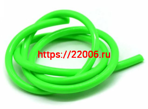 Бензошланг 4*8 мм (в упаковке 1 метр) зеленый