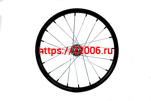 Обод 16" передний (ЧЕРНЫЙ) стальной в сборе с втулк. Обод 16" передний (ЧЕРНЫЙ) стальной в сборе с втулк.