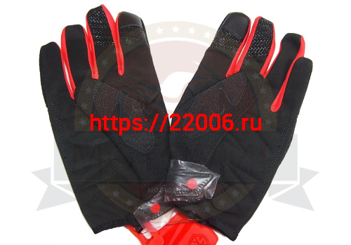 Перчатки SCOYCO (оригинал) МС-58-2 красные р-р XL фото 2