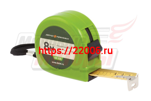 Рулетка "Дело Техники" 8м ширина ленты 25мм (101108)