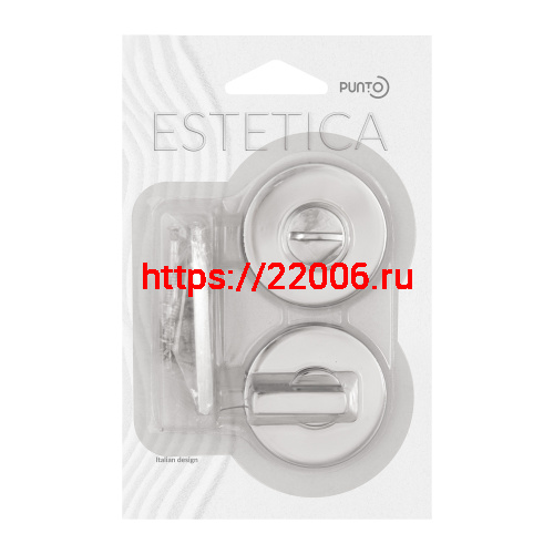 Ручка Punto (Пунто) поворотная BK6.R.EST.R52.JOY SSC-16 сатинированный хром фото 3