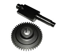 Вал балансирный GY6-180 1P62F WD180 с шестерней (162F.01.420, 162F.01.410)