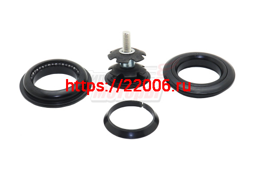 Детали рулевой колонки "Kenli" б/резьб.,полуинт.1-1/8"(28,6/44/30мм, общ.h=11мм ЧЕР)KL-B411A(компл) Детали рулевой колонки "Kenli" б/резьб.,полуинт.1-1/8"(28,6/44/30мм, общ.h=11мм ЧЕР)KL-B411A(компл)