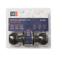 Ручка Punto (Пунто) защелка DK672/BL BL-ET (кл./фик.) черный
