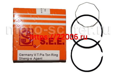 Кольца поршневые SEE 157QMJ 150cc d-57.4 +0.25 Кольца поршневые SEE 157QMJ 150cc d-57.4 +0.25