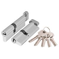Цилиндровый Ajax (Аякс) механизм (AX202/90) AX2002Knob90 (40+10+40) CP хром с вертушкой
