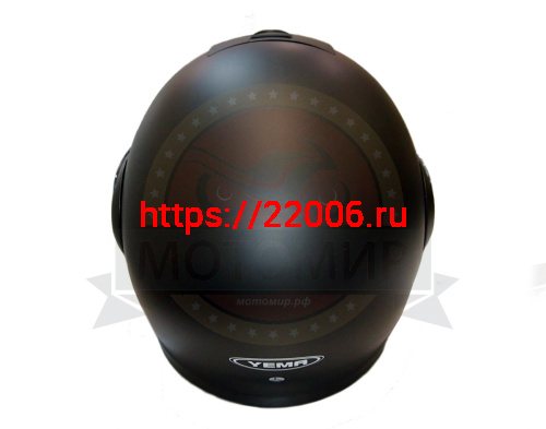 Шлем модуляр YM-929_3 "YAMAPA", (подбородок откидывается) TRANSFORMER, черный матовый, разм. M  NEW фото 3