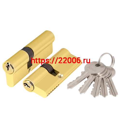 Цилиндровый Ajax (Аякс) механизм (AX100/60) AX1000Key60 (25+10+25) PB латунь
