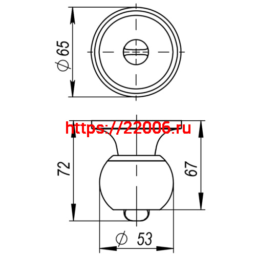 Ручка Ajax (Аякс) защелка DK682 SN-ET (6082 SN-E) (кл./фик.) мат. никель фото 4