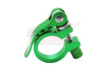 Зажим подседельный с эксцентриком 31,8 мм(зеленый)